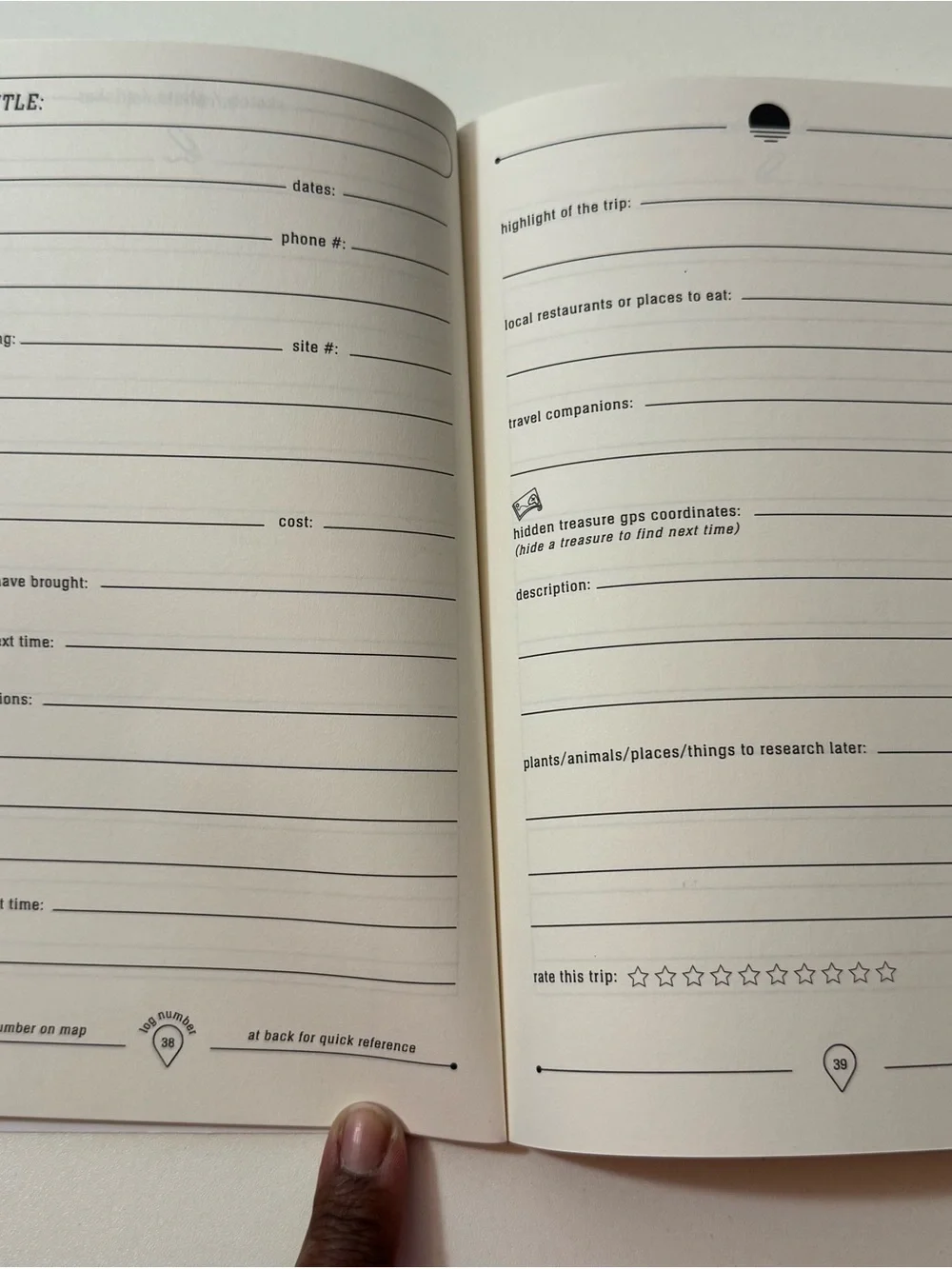 Adventure Log Book - Orange Sunset Travel Journal